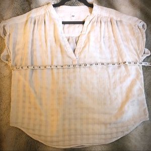 Gap cotton woven check popover